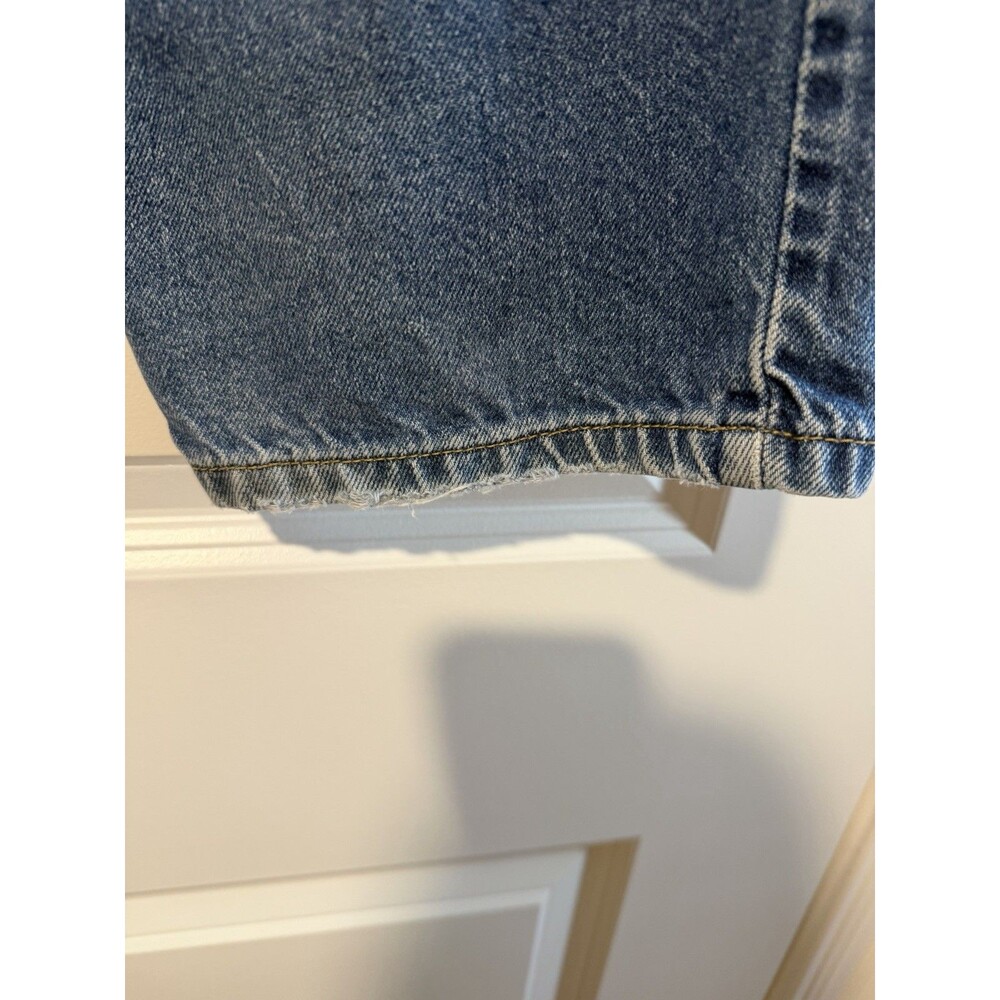 Vintage Polo Jeans Co Ralph Lauren Girls 12 Wide Leg Jeans Y2K 100% Cotton - Picture 7 of 8